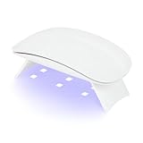 Madenia Mini UV Lampe für Gelnägel, 6W USB Portable Nageltrockner, UV LED Lampe für Nagellack mit...