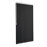 Ventanara® Lamellenvorhang anthrazit Vertikaljalousie 89mm inklusive Montagematerial 100 x 250 cm