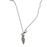 Generisch 925 Sterling Silber Damen Halskette, Y-Collier Ankerkette mit Engelsflügel Anhänger,...