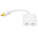 CFTGIW Optischer Kabel-Splitter, 1 in 2 Out, Surround-Sound, Digitales Glasfaser-Soundkabel für...