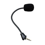 WOURRD 3,5 mm Mikrofon-Ersatz für II Gaming-Headset, abnehmbares Mikrofon, Boom,...