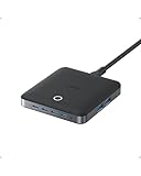 Anker Nano Ladegerät, 6-Port-Ladestation mit 130W Ausgang, 4 USB-C und 2 USB-A Ports, kompakt und...
