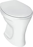 Ideal Standard Eurovit Stand-Flachspül-WC, Abgang innen senkrecht, weiß, V313101