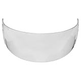 TOBBOMEY Eishockey Helmvisier Klar Beschlagfrei Kratzfest Gerader Schnitt Universell Kompatibel...