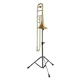 Posaunenständer - Cantabile Posaunenständer | Tragbarer Trombonenständer | Höhenverstellbarer...