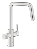 GROHE Blue Pure, Küchenarmatur, mit Filterfunktion (Gefiltertes Wasser: separater Griff, Filter...