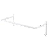 YAMAZAKI 5111 Teleskop Badezimmer Tür Front Wäscheständer Wäschetrockner, weiß, ca.B 21.8-35.8...