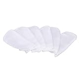 Nosqew Baby-Fingerbürste, 6 Stück, Weiche Baumwollgaze, Zahnbürste, Zähne, Zungenreiniger für...