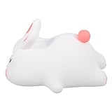 Uonlytech Niedliches Kaninchen Nachtlicht für Kinderzimmer Sanftes Einschlaflicht Stabile...