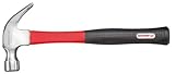 GEDORE red Amerikanischer Klauenhammer Kopfdurchmesser 27 mm mit Fiberglasstiel und Kunststoffgriff
