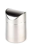 APS Tischrestebehälter, matt poliert, Abnehmbarer Schwingdeckel, Bajonettverschluss, Fester...