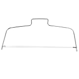 VANZACK 2 STÜCK Edelstahl Tortenschneider Höhenverstellbar Doppeldraht Kuchen Toastschneider...