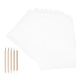 UTHCLO Graphit transferpapier mit Transparenten Pausblättern und Doppelseitigen Metallstiften...