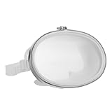 Abaodam Oval Vollgesichts-tauchmaske Erwachsene Edelstahl Weiß Anti-Fog Sicherheits-schnorchelmaske...