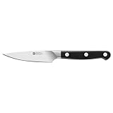 ZWILLING Pro Spick- & Garniermesser, Klingenlänge: 10 cm, Rostfreier Spezialstahl, Kunststoffgriff,...