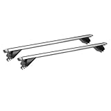 Owen Dachträger 5.0 Pro Silber 120cm - Universal Dachträger für eine offene Reling | 90 kg...