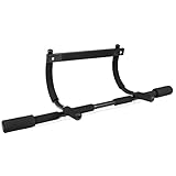 ProsourceFit Multi-Grip Lite Pull Up/Chin Up Bar, Heavy Duty Doorway Upper Body Workout Bar for Home...