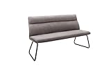 möbelando Sitzbank Aden in Cappuccino - 175x89x65 (BxHxT)