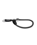 lionto Hundehalsband aus strapazierfähigem Nylon für Hundetraining, Länge 45 cm, 1 cm Dicke,...