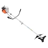 Rasentrimmer Benzin Motorsense 2-Takt 1250W 42,7 cm³ Freischneider mit 3 Trimmerköpfe zum Trimmen...