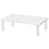 suptek Monitorständer Höhenverstellbarer Monitor-Raiser Monitorständer schwarz für Computer, PC,...