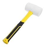 Ciieeo Gummihammer mit Ergonomischem Kunststoffgriff Rutschfester Schonhammer für Fliesenverlegung...