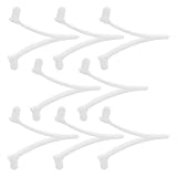 Homoyoyo 8 Stück Poolreinigungsset mit V Clips aus Langlebigem ABS Poolgriff Clips für Laubnetz...