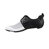 Fizik Herren Transiro Hydra, Innovative Triathlon-Schuhe Wanderschuh, weiß/schwarz, 41 EU