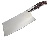 Dr. Richter Chinesisches Kochmesser/Hackmesser - Qualitätsprodukt (Klingenlänge: 17,5 cm,...