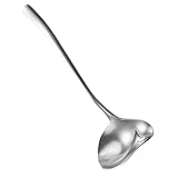 TOPPERFUN Soßenlöffel mit Ausgießer Hochwertiger Küchenlöffel für Suppen und Saucen...