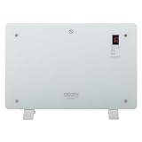 Camry Glaskonvektor Heizung 1500W – LCD Display, Touch-Bedienung, 2 Heizstufen, Elektroheizer mit...