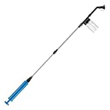 Suoumwa Kieselgur-Pulverstreuer, Verstellbarer 16,5-37,4-Pulversprüher, Garten-Pulver-Applikator-