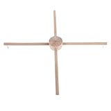 ARTSEWPLY Selbstgemacht Holz Windspielständer mit Stabilem Sockel Babybettaufhänger Mobile...