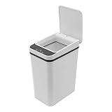 Bdneygtyr Sensor Mülleimer 9L, Automatischer Mülleimer mit Infrarot & Trittsensor, Badmülleimer...