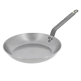 de Buyer - Omelettepfanne MINERAL B aus Eisenstahl - 24 cm Durchmesser - 5611.24, Silber