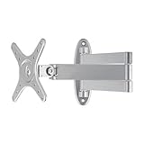 Wandhalterung für Bildschirme, verstellbar, für 25,4 - 68,9 cm (10 - 27 Zoll) Bildschirme, 360...