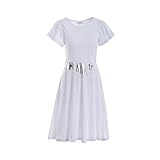 Ruikajia The Force Awakens Rey Kostüm für Erwachsene – Chewbacca Strass, Prinzessin Leia (Beige,...