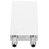 SEWACC Aluminium CPU Wasserkühler mit Seitlichem Auslass Langlebiger PC Radiator Effizienter GPU...