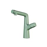 SXWYLZ Badarmatur Waschbecken Ausziehbar Schwenkbar, Waschtischarmaturen Hebebarer Wasserhahn,...