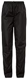 VAUDE Damen Women's Fluid Pants Regenhose, Schwarz, 38 EU