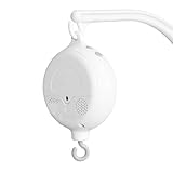 Babybett Mobile Musikbox | Bettwäsche Musik Glocke 35 Süße Melodien Akku-betrieben | Tragbare mit...