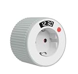 2 Stück Zeitschaltuhr Steckdose 230V 16A 3680W, Zeitschaltuhr Digital Countdown Timer 1 Min–24...