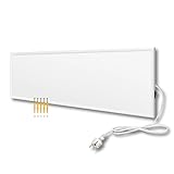 EVOKOR Infrarotheizung 300W, Infrarot Heizung Heizplatte Heizkörper Heizpaneel, Infarotheizkoerper...