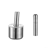 Ergonomische Knoblauchpresse aus 304 Edelstahl mit abnehmbarem Design für einfache Reinigung,...