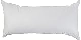 Newgen Medicals Kissen: 2in1-Wasserkissen mit Flauschiger Faserfüllung, Baumwollbezug, 40x80cm...