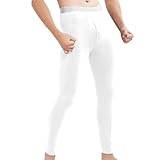 Generisch Thermohose Herren Lange Warme Fleece Unterhosen Männer Thermounterwäsche Winter...