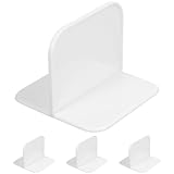 MOBUTOFU 4 Stück Laufgitter Stabilisator aus Kunststoff rutschfest Klebeclip Befestigung für...