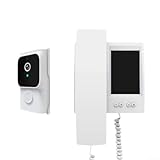 Eawfgtuw z Video Türklingel Gegensprechanlage Drahtlose Türsprechanlage mit 3,5 Zoll HD IPS...