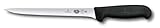 Victorinox Fibrox Filetiermesser, Scharfes Küchenmesser für Fleisch und Fisch, 20 cm, Gerade...