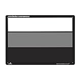 Calibrite ColorChecker 3-Step Grayscale: Graukarte zur Farbkontrolle bei Fotografie und Video, CCGS,...